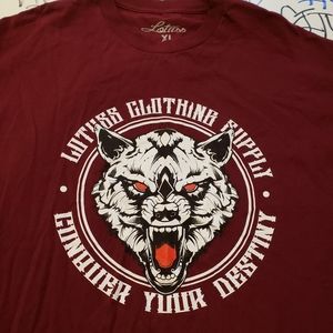 Lotuss Clothing Wolf T Shirt XL